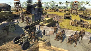 Iwo Jima SUPER-FORTRESS Siege by 13,000 US Marines! - Men of War: WW2 Mod Battle Simulator