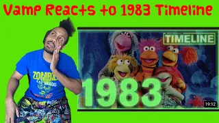 Vamp Reacts to 1983 Weird History #weirdhistory #80s #1980s #history #vamp #gamergeek #timeline