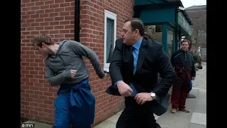 Coronation Street - Terry Duckworth Punches Tommy Duckworth (16th April 2012)