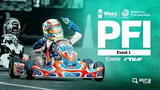 2023 Wera Tools British Kart Championships | LIVE | PF International, Event 1