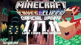 Minecraft pocket edition 1.17.11 released! | caves and cliffs | lush caves update |