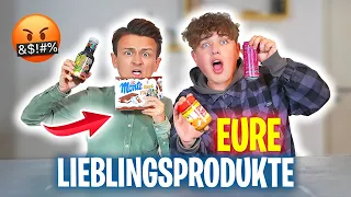 Wir ESSEN eure LIEBLINGSPRODUKTE! 🧋🤤 mit Smiley (Teil 2)