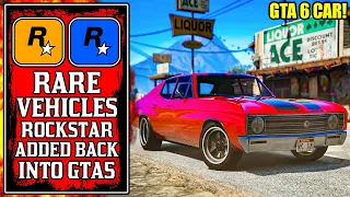 GTA Online Just Added Back RARE VEHICLES in The NEW GTA Online UPDATE! (GTA5 New Update)