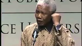 Nelson Mandela, Former President of South Africa and Nobel Peace Prize Winner