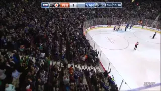 Canucks vs Flyers - Highlights - 3/17/15 - HD
