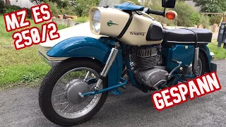 MZ ES 250/2 Trophy - Probefahrt mit dem DDR-Gespann!