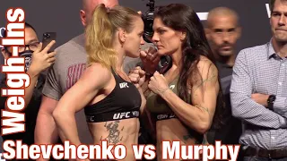 UFC 266 Ceremonial Weigh-Ins: Shevchenko vs Murphy