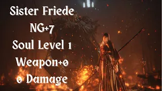 Sister Friede NG+7 | SL1 Weapon+0, 0 Damage | Dark Souls 3