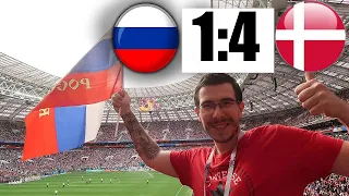 Россия - Дания 1:4 (Как это было) КРАХ!!!