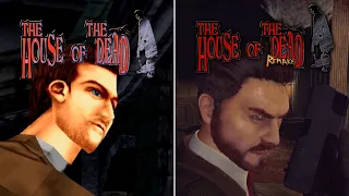 The House of the Dead - Remake vs Original Introduction Graphics Comparison