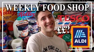 WEEKLY FOOD SHOP LIVING IN LONDON ☆ Aldi shop with me & grocery haul on a budget!