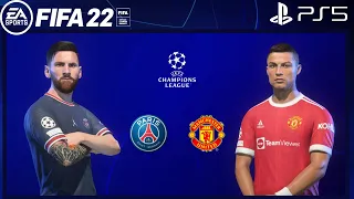 FIFA 22 PS5 | Manchester United Vs PSG | UEFA Champions League