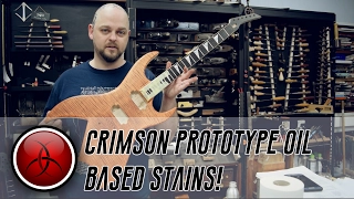 Tiger Eye Finish - A Demonstration of Prototype Oil Based Crimson Guitars Stains