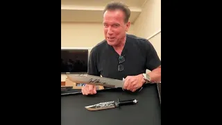 Arnold Schwarzenegger | Sylvester Stallone | new Rambo movie ''This is a knife''.