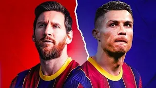 CR7 and MESSI TOGETHER in FC BARCELONA