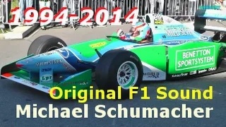 LIVE ! Michael Schumacher Weltmeister Rennwagen 1994 Formel 1 Benetton Ford B194-5 Formula One racer