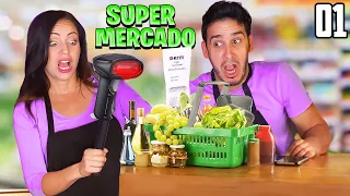 NOS ABRIMOS UN SUPERMERCADO ! SUPERMARKET SIMULATOR #1