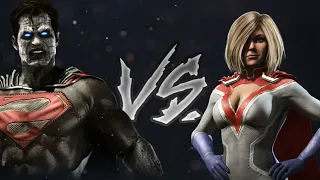 Injustice 2 Bizarro vs Power Girl (Very Hard)