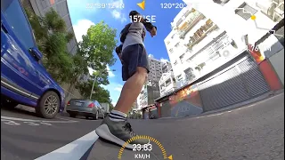 Longboard distance pumping