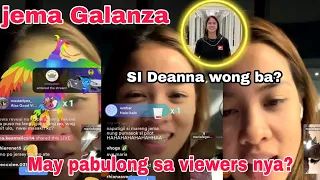 Jema Galanza 🤔may pabulong sakanyang viewers? SI Deanna wong ba? or Ella de Jesus?🙈 May 12,2022,