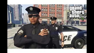 قراند 5 : مود الشرطة 🚔 #3 | مطاردة اقوى عصابات امريكا مع اخوي صلاح 🔥 GTA V