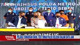 Polda Metro Jaya Tangkap 3 Mahasiswa Pelaku Pemalsu Hasil Tes Swab - iNews Sore 07/01