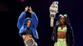Sasha Banks & Naomi First Entrance as Tag Team Champions: WWE Raw After WrestleMania, April 4, 2022