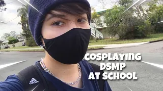 Cosplaying Quackity At School