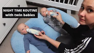 Night Time Routine 2021 // 5 month old twin babies