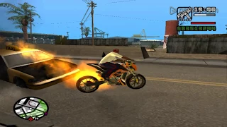 GTA San Andreas Ghost Rider bike cheat code