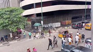 Broad Street, Lagos by Tinubu Square Nov 2022 [Street Video, HD]