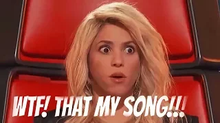 Best Shakira Songs in The voice Blind Auditions