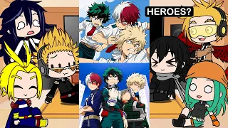 Pro Heroes react to Deku Bakugo Todoroki | BNHA/MHA | Gacha Club