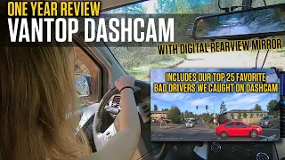 Vantop Digital Rearview Mirror Dashcam 1-yr Review