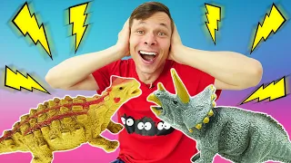 Крутые фигурки динозавры COLLECTA - Супер Крылья Джетт распаковывают новые игрушки для детей!