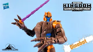 Transformers War for Cybertron Kingdom Voyager Class DINOBOT Video Review