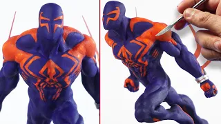 Sculpting SPIDER-MAN 2099 [ Miguel O'Hara ] | Spider-Man: Across the Spider-Verse