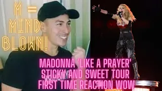 Madonna 'Like a Prayer' Sticky & Sweet Tour First Time Reaction. WOW