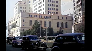 Street Scenes San Francisco and Los Angeles 1940s in Color