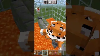 1000 Fox Vs One Chicken Minecraft 🦊 #shorts