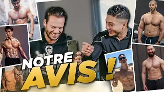 ON JUGE LE PHYSIQUE DES YOUTUBEURS FITNESS 🧐 !