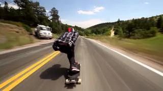 Longboarder soars down Colorado hill at 70mph!