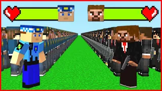 KEREM COMMISSIONER ARMY VS POOR ARMY! 😱 - Minecraft