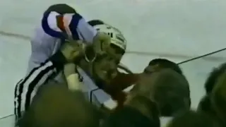 Flames - Oilers rough stuff 4/25/88