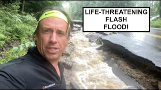 FIRST FLASH FLOOD INTERCEPT of 2023 - tragic flooding in New England
