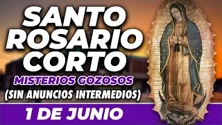 ROSARIO CORTO 1 DE JUNIO (SIN ANUNCIOS INTERMEDIOS) 🌷 Misterios Gozosos 🙏