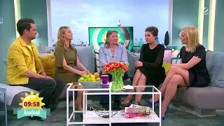 Ina Dietz sexy miniskirt TV Presenter 06 05 2019