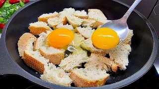 💯 The most delicious recipes with bread and eggs. 😱 Quick breakfast in just 5 minutes. Super easy