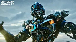 Transformers: Rise of the Beasts (2023): Autobots and Maximals, Roll Out! Scene