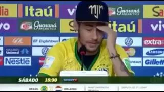 Neymar Cry/Crying/Cries Emotional Press Conference '' I could be in wheelchair '' | Neymar chorando